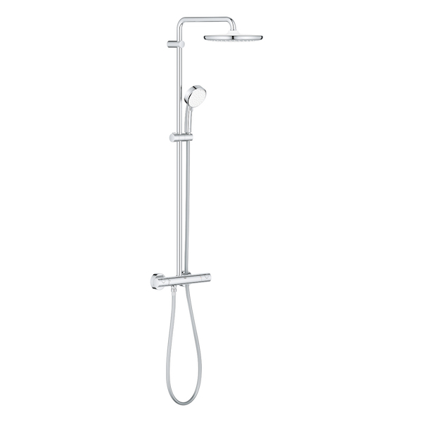 GROHE Tempesta Cosmopolitan System 250 Душ система с термостат за стенен монтаж